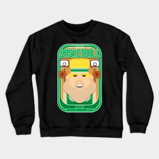 Basketball Green - Court Dunkdribbler - Sven version Crewneck Sweatshirt